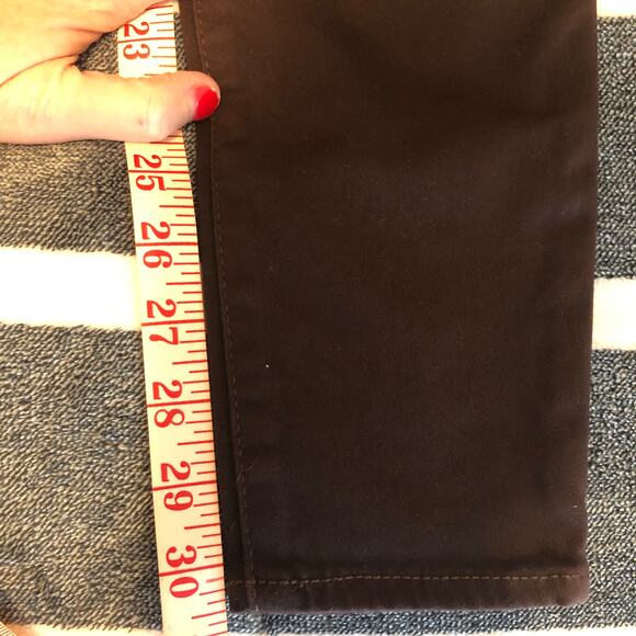 Gap 1969 Women's size 26 long True Skinny High Rise Brown Pants Preloved - Picture 11 of 11